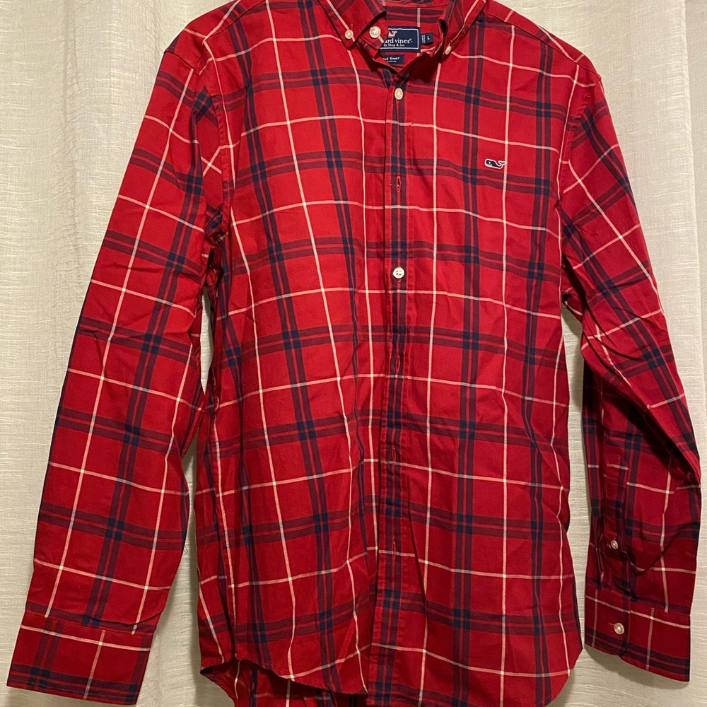 Vineyard Vines Red button up